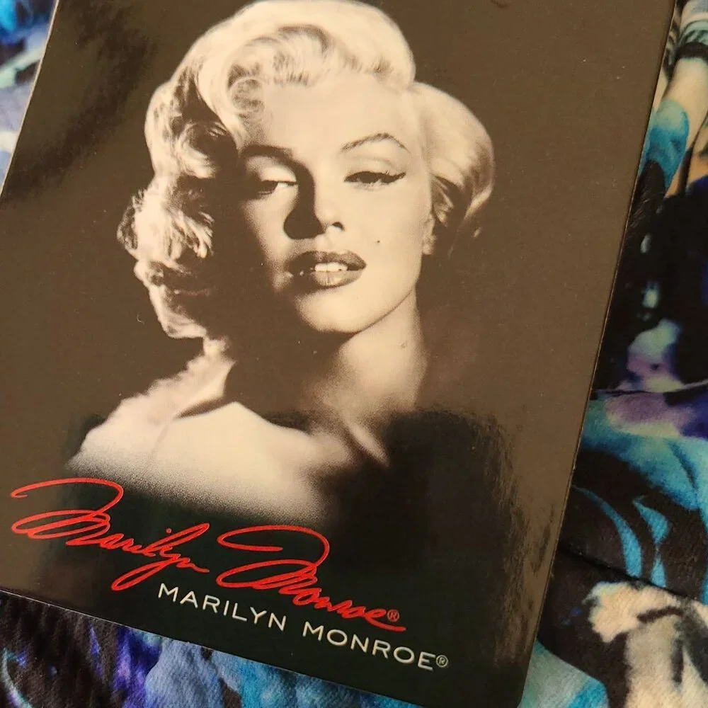 MARILYN MONROE BLUE/BLACK SHORT STRETCHY BODYCON ASYMETRICAL DRESS MED(JUNIOR) - Picture 2 of 12